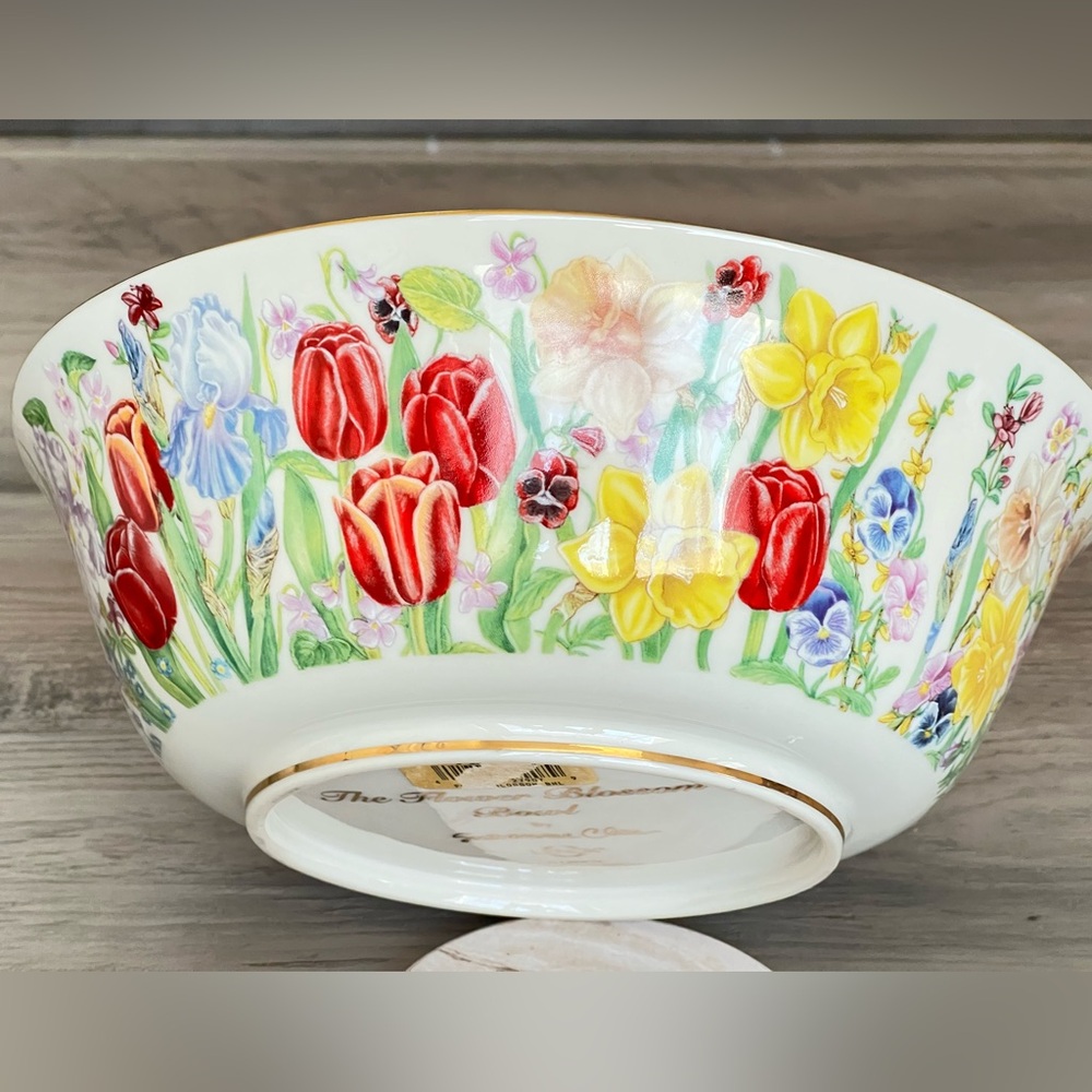 Lenox flower blossom serving bowl